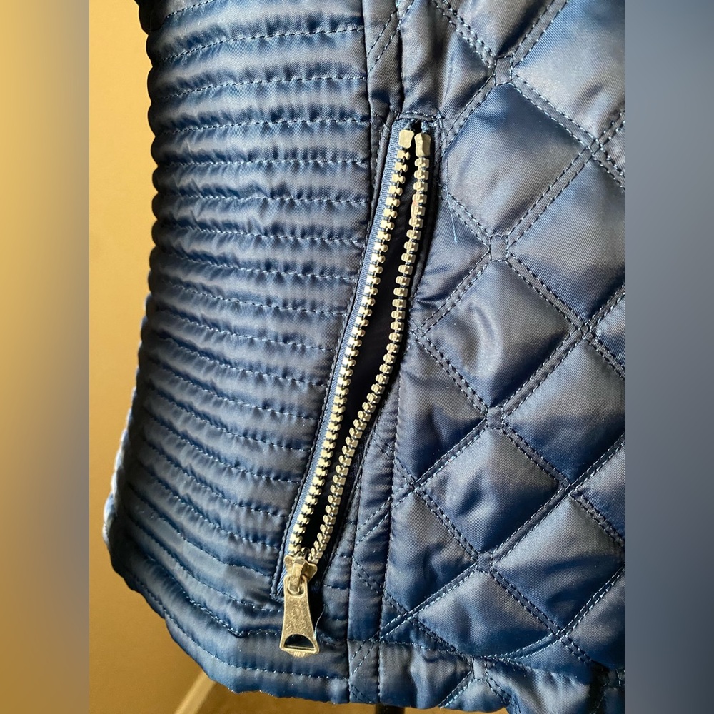 Marc New York Andrew Marc - Navy Blue Quilted Puffer Jacket - Sz Small - Picture 3 of 12